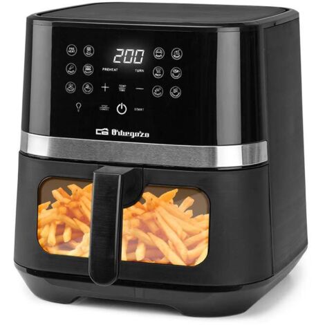 Freidora por Aire / Sin Aceite Orbegozo FDR 68/ 1800W/ Capacidad 6.5L