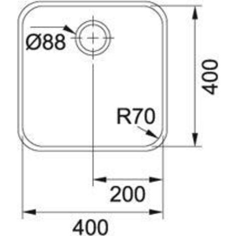 FRANKE FREGADEROBMG ME 110-40 FREGADERO (1/2)