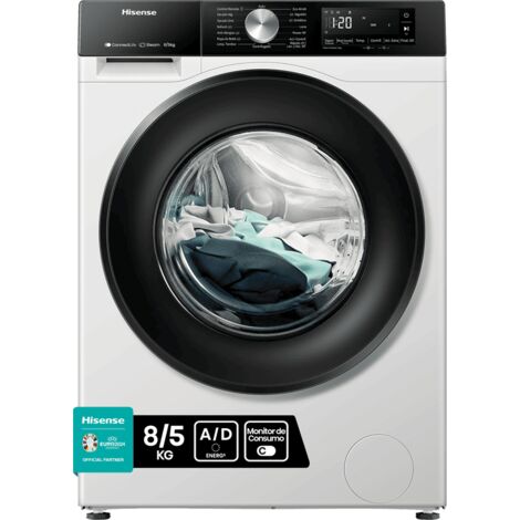 LAVADORA SECADORA HISENSE WD3S8043BW3 8/5KG 1400RP