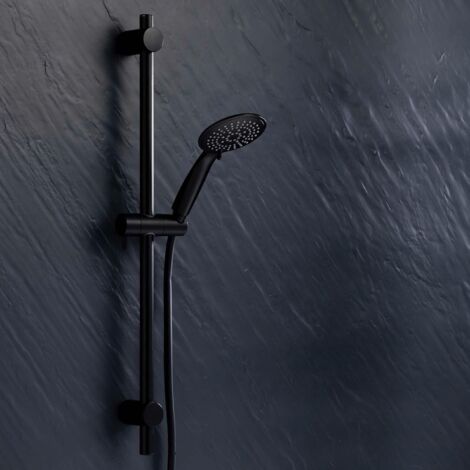 DK HOME Kit ducha barra + alcachofa negro