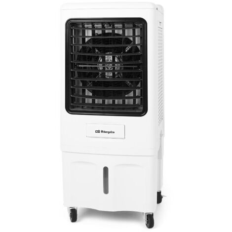 Climatizador evaporativo Orbegozo AIR 80 – 3 velocidades – Depósito 25L – Temporizador – Mando a distancia – Acumuladores de frío (1/5)