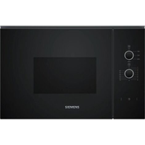 Microondas 20L 800W Siemens BF520LMA1 iQ300 Integrable Negro