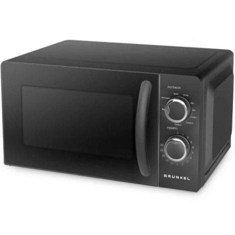 Microondas Grunkel MWG-20NG/ 700W/ Capacidad 20L/ Funcion Grill/ Negro (1/2)