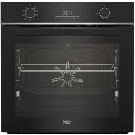horno multifunción integrado 72l 60cm pirólisis negro - BBIE18302XFPS-1 - beko -
