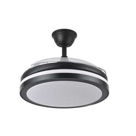 Ventilador Dc Esparta Plus 59w 6980lm Negro 107d 3aspas Desp.3000-4000-6000k Remoto+ Temporizador+ Memoria (1/3)