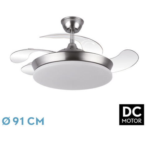 Ventilador Dc Tridente Mini 59w Niquel 4aspas Desp.91d (1/3)