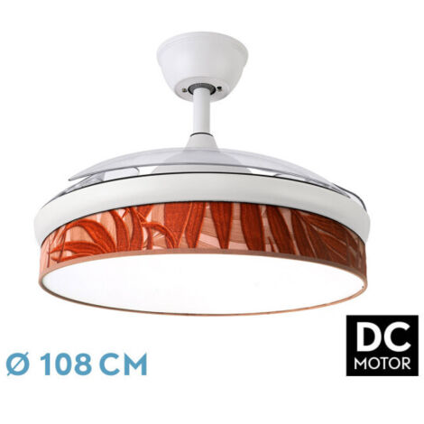 FABRILAMP Ventilador Dc Moda Acabado Blanco/hoja Caldera108d 72 W Con 3aspas (1/3)