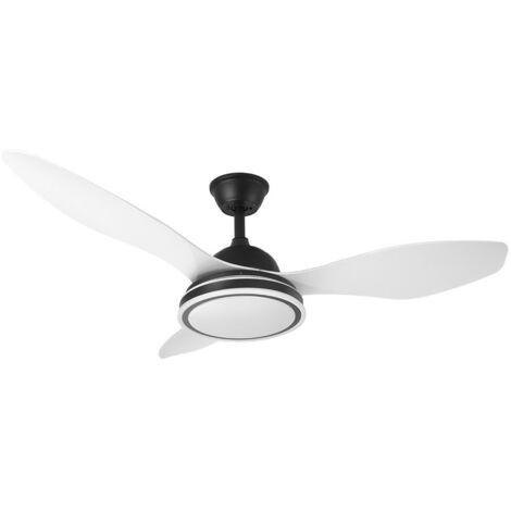 FABRILAMP Ventilador 48w Dc Datoo Negro 3 Aspas Blancas 6 Vel. 33/48x122x122cm 3 Color C/remoto,memoria Y Temp.4080lm (1/3)
