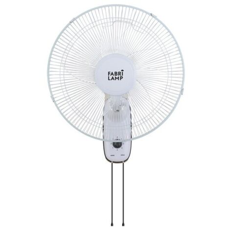 Ventilador Pared Cudo Blanco 45W Oscilante 5 Aspas (1/3)