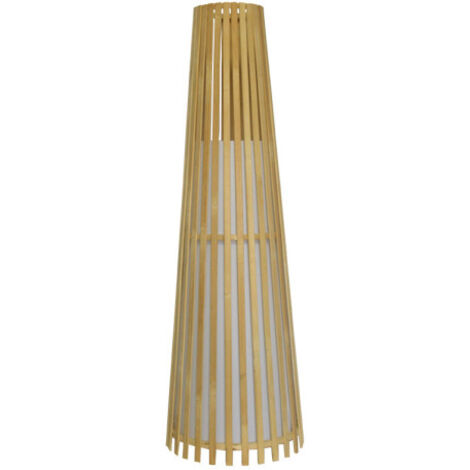 Lámpara de pie de salon Bambu Kofi Natural 1xe27 90A