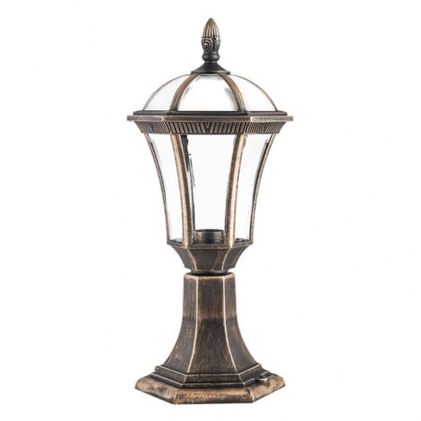FAB 126171016  Sobremuro Exterior Comino 1xe27 Oro Viejo Ip44 Policarbonato 47,6x17,6x17,6 Cm