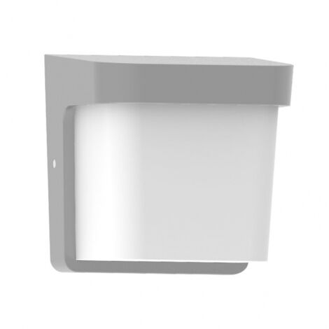 FAB 127061028 Aplique Exterior Agar 1xe27 Gris Ip65 Policarbonato 17x17x14 Cm