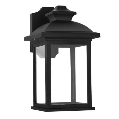 FAB 127561009  Aplique Exterior Alcandia 1xe27 Negro Ip44policarbonato 31x17x22,3 Cm
