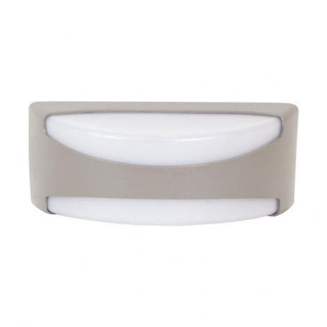 FAB 126661028  Aplique Exterior Daikon 1xe27 Gris Ip65 Policarbonato  13,2x32x13 Cm