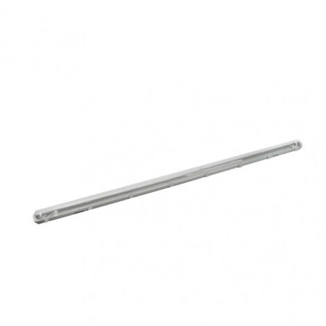 FAB 150491150 Pantalla Estanca 150cm Lines Para Led 1xt8 Ip54 Gris/transparente 158x7,8x6 Cm (1/2)