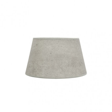 Pantalla salma e27 cemento gris 30dx22dx17h conica  abierta