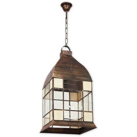 Mi Lampara - Farol Pequeño Mudejar 1lxe27 Beis (42x20x20) (1/2)