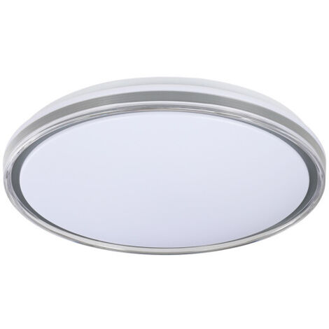 Plafon Nevado 72w 3000-4000-6000k Blanco/Gris 40d Reg.intensidad 6480lm C/remoto