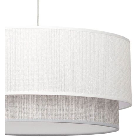 Lampara Colgante Kenya 3xe27 Blanco/gris Reg.50d de FABRILAMP.
