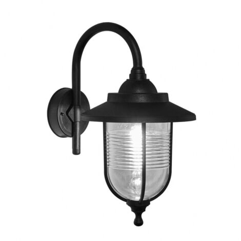FAB 126061009  Aplique Exterior Canela 1xe27 Negro Ip44 Policarbonato 45,2x25,2x34,2 Cm