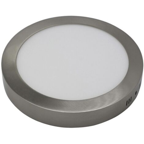 Downlight superficie diorita 24w 3000k-4000k-6500k Niquel 2160lm 3,5x29x29 Cm (1/3)
