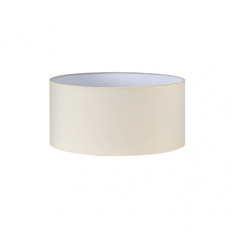 FABRILAMP - Pantalla Cilindrica Dori E27 beige 40Dx40dx21h Cm Tejido Popelin - FAB 176134015