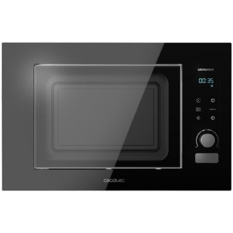 Cecotec Microondas encastrable con plato Grandheat 2090 Built-In Touch Black (1/5)