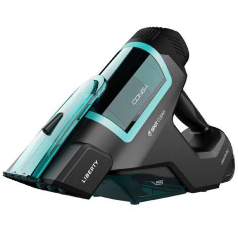 Cecotec Aspirador de Tapicerias de Mano Conga Hand Carpet&Spot Clean 2500. 50W, 3 en 1: Pulveriza, Limpia y aspira, Líquidos y Sólidos, 2 Depósitos de 350ml de Agua Sucia y Limpia, Autonomía 25min