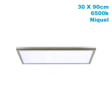 Panel superf. 72w 6500k tivoli niquel 2,5x30x90 cm 6120 lm (1/3)