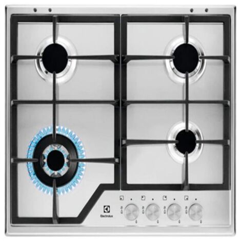 Placa Gas ELECTROLUX KGS6436SX 4f Wok Inox