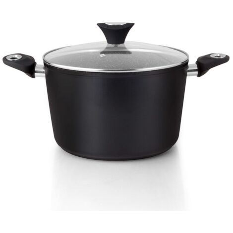 Olla Aluminio 24cm 6L Cacerola ORBEGOZO CFH 3024   Tapa incluida (1/2)