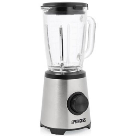 Batidora de Vaso Princess 212077 1000W Jarra Cristal 1.5L 6 Cuchillas (1/2)