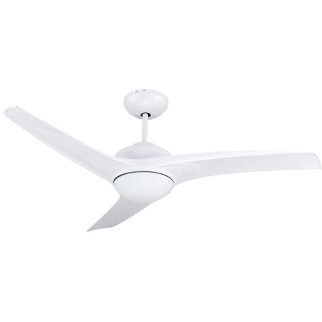 Ventilador de Techo Bastilipo Vera Blanco LED 65W 132cm 3 Aspas Mando (1/4)