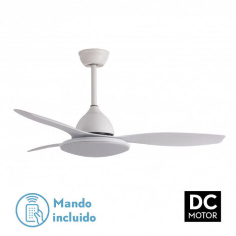 Ventilador de Techo DC Blanco Yael 72W 7200lm 122cm CCT con Mando (1/3)