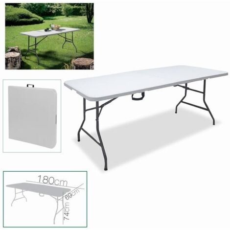 DK HOME MESA RECTANGULAR PLEGABLE 180 x 69 x H 74 cm (1/5)