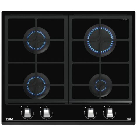 Placa Gas Teka GZC 64300 XBA 4 Fuegos ExactFlame 60cm Cristal Negro (1/5)