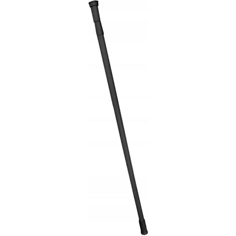 DK HOME Barra para cortina de ducha extensible 135-250cm negro