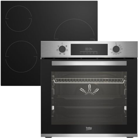 HORNO+INDUCCION BEKO BBSE12340XD MULTIF.6 A INOX C/LIMPIEZA VAPOR