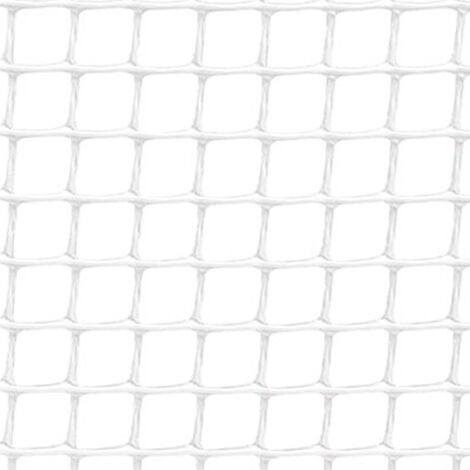 ROLLO DE MALLA LIGERA CADRINET COLOR BLANCO 1x25m CUADRO: 10x10mm NORTENE