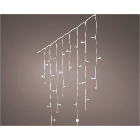 Cortina led icicle lights parpadeante 5,8m 240 leds luz fria (1/3)