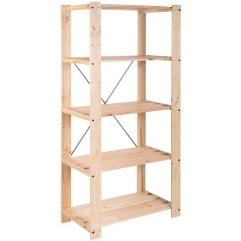 ESTANTERIA ALISTONADA EVOLUTION 5 175x76,7x43cm PINO MACIZO ASTIGARRAGA