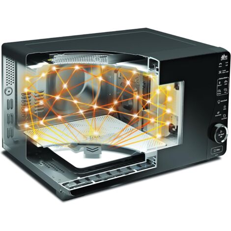 Microondas Whirlpool 25 litros negro 800 vatios grill (1/3)