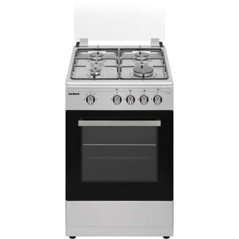 Cocina Gas Natural CORBERO CCSF45020NX, Inox, 4 F