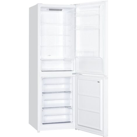 Frigorífico combi No Frost 185x60 – Capacidad total 327L – Clase energética E – Luz LED y estantes de cristal – Corbero (1/2)