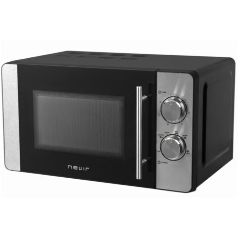 MICROONDAS NEVIR NVR6234MS 20L 700W NGO/INOX S/GRILL INTERIOR INOX