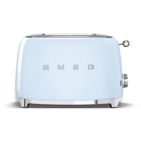 TOSTADOR SMEG TSF01PBEU AZUL, 2x2, 6 NIVELES TOSTADO, 950W.
