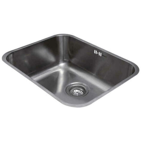 Cata CB 50-40 - Fregadero De Cocina Acero 02625300 1 Cubeta 0 Escurridor Bajo Encimera Mueble 60 (1/2)