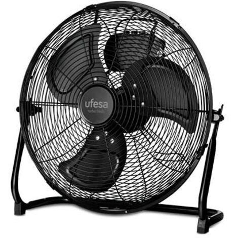 Ufesa FF0350 Ventilador de Suelo, 70W, 3 Velocidades, 35cm de Diámetro, 3 Aspas, Inclinación Regulable (1/2)
