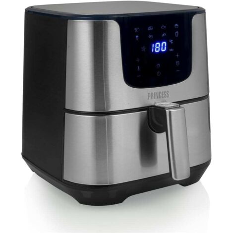 Freidora por Aire / Sin Aceite Princess Aerofryer Deluxe Digital XXL 182060/ 1700W/ Capacidad 5.5L