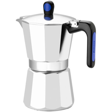 Cafetera aluminio plata induccion express para 9 tazas 860009 monix